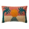 World Market Justina Blakeney Isla Pink and Teal Lumbar Pillow