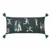 World Market Justina Blakeney My Own Kinda Vibe Teal Lumbar Pillow