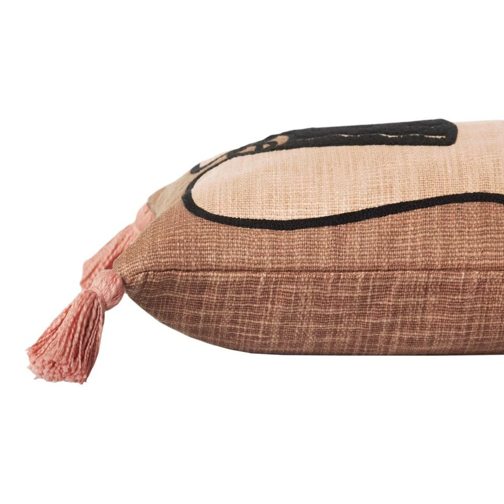 World Market Justina Blakeney Grace Blush Tasseled Lumbar Pillow - Image 2