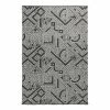 World Market La Paz Geo Black Modern Reversible Indoor Outdoor Rug