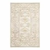 World Market Vera Yellow and Ivory Persian Style Tufted Wool Area Rug
