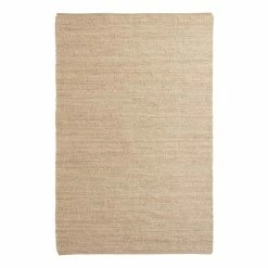 World Market Natural Woven Jute and Cotton Reversible Area Rug