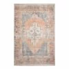 World Market Chelsea Blush And Blue Persian Style Area Rug