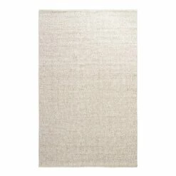 World Market Emilie Ivory Tonal Sweater Wool Area Rug