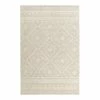 World Market Kelsey Ivory Diamond Tufted Wool Area Rug
