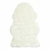 World Market Ivory Faux Sheepskin Area Rug