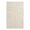 World Market Elon Undyed Modern Geometric Wool Washable Area Rug