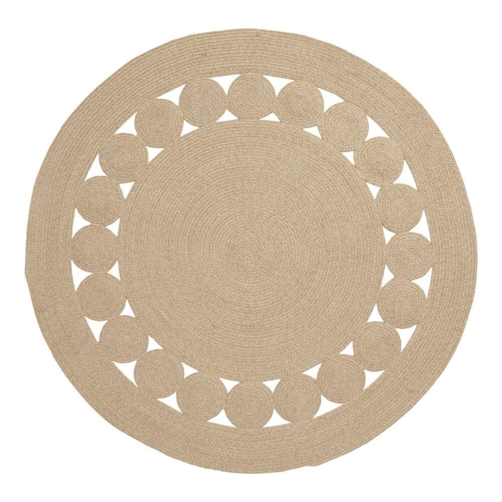 World Market Natural Handwoven Indoor Outdoor Rug - Image 3