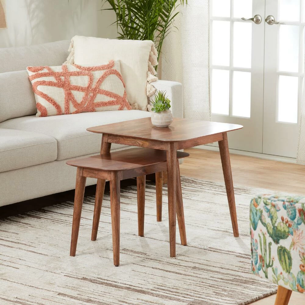 World Market Taylor Tan And Ivory Stripe Area Rug - Image 2