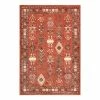 World Market Orange Vintage Style Leah Area Rug