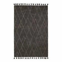World Market Logan Gray And Ivory Moroccan Style Wool Blend Area Rug