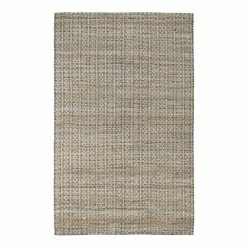 World Market Natural and Black Jute Blend Indus Area Rug