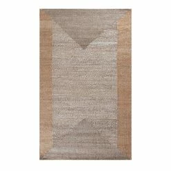 World Market Natural and Tan Woven Jute Eden Area Rug