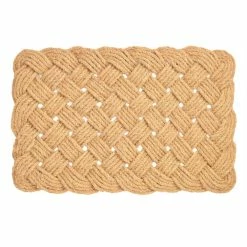 World Market Natural Coir Rope Knot Doormat