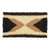 World Market Black and Tan Arrow Reversible Coir Doormat
