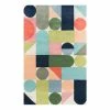 World Market Multicolor Modern Geometric Wool Maureen Area Rug