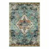 World Market Blue Medallion Nadine Area Rug