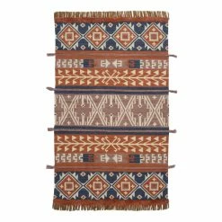 World Market Brick Multicolor Southwestern Bohemian Wool Area Rug