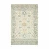 World Market Ivory And Blue Wool Nora Area Rug