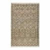 World Market Natural And Sage Geometric Jute Accona Area Rug
