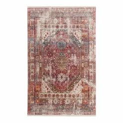 World Market Multicolor Geometric Medallion Persian Style Area Rug