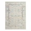 World Market Marisol Ivory and Teal Persian Style Washable Area Rug