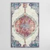 World Market Ivory and Red Medallion Maria Area Rug