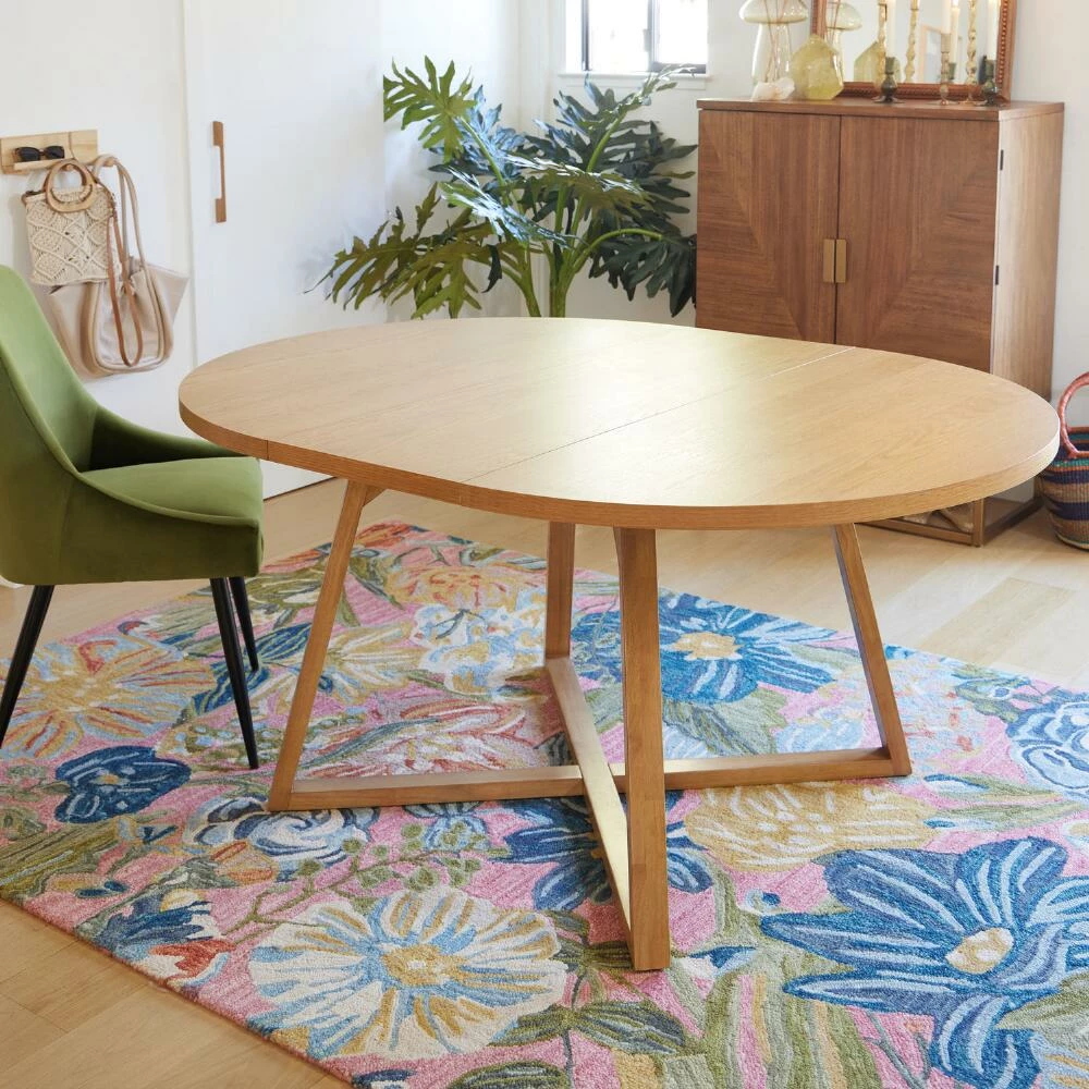 World Market Edna Multicolor Floral Tufted Wool Area Rug - Image 2