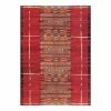 World Market Red Multicolor Global Stripe Indoor Outdoor Rug