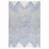 World Market Blue And White Chevron Destin Indoor Outdoor Rug