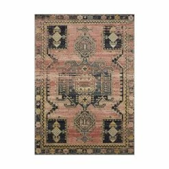 World Market Pink and Gray Julian Area Rug