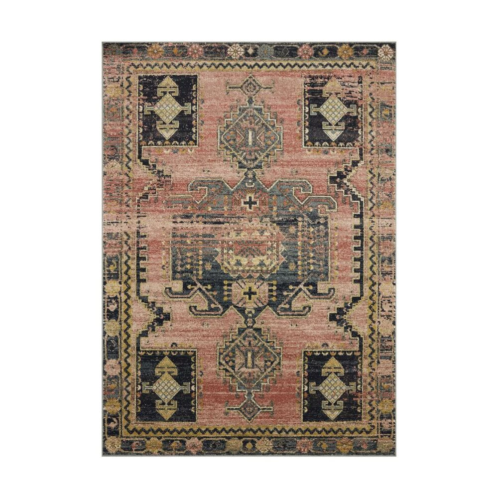 World Market Pink and Gray Julian Area Rug