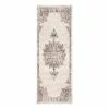 World Market Beige and Tan Medallion Catherine Floor Runner