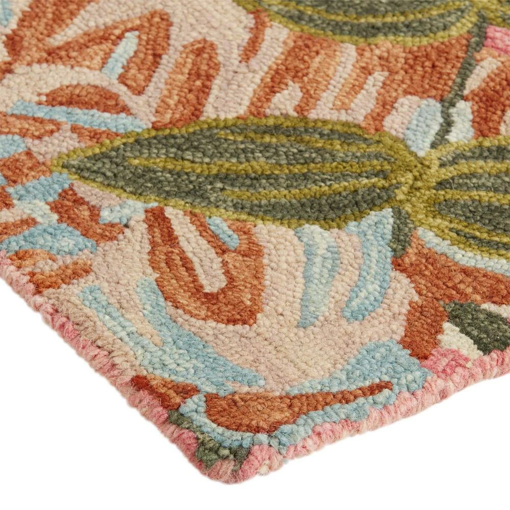 World Market Edna Multicolor Floral Tufted Wool Area Rug - Image 3