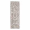 World Market Gray and Apricot Persian Style Icaria Floor Runner