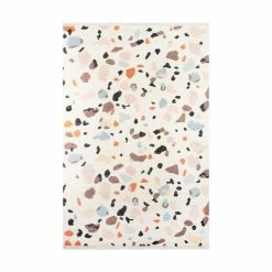 World Market Multicolor Ivory Terrazzo Wool Shoshanna Area Rug