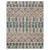 World Market Gray and Navy Geometric Tufted Wool Harper Area Rug