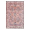 World Market Blue And Orange Medallion Nadia Area Rug