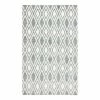 World Market Blue and White Lattice Lahana Indoor Outdoor Rug