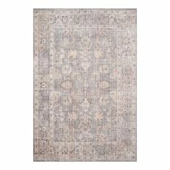 World Market Gray Distressed Persian Style Skye Area Rug