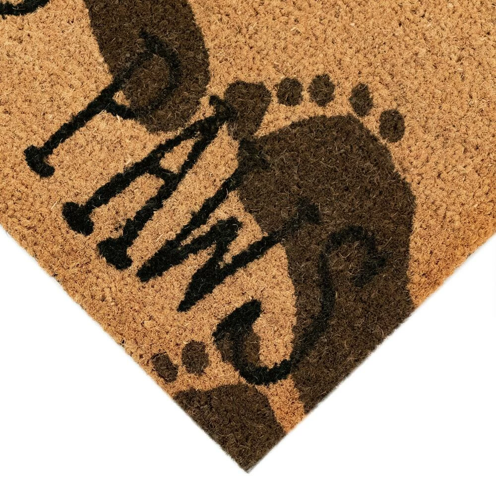 World Market Paw Tracks Coir Doormat - Image 2