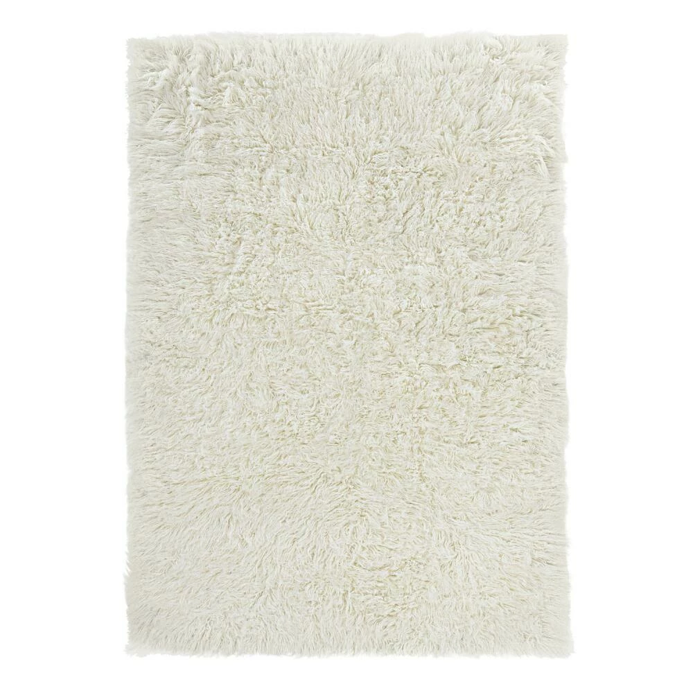 World Market Natural Flokati Wool Shag Corfu Area Rug